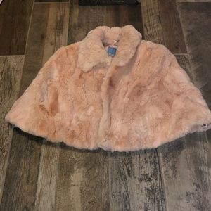 Soft Pink Shawl cape NWT